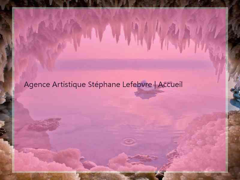 Agence Artistique Stéphane Lefebvre | Accueil