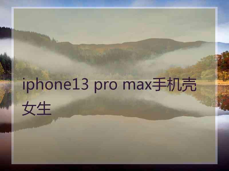 iphone13 pro max手机壳女生