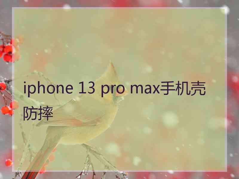 iphone 13 pro max手机壳防摔