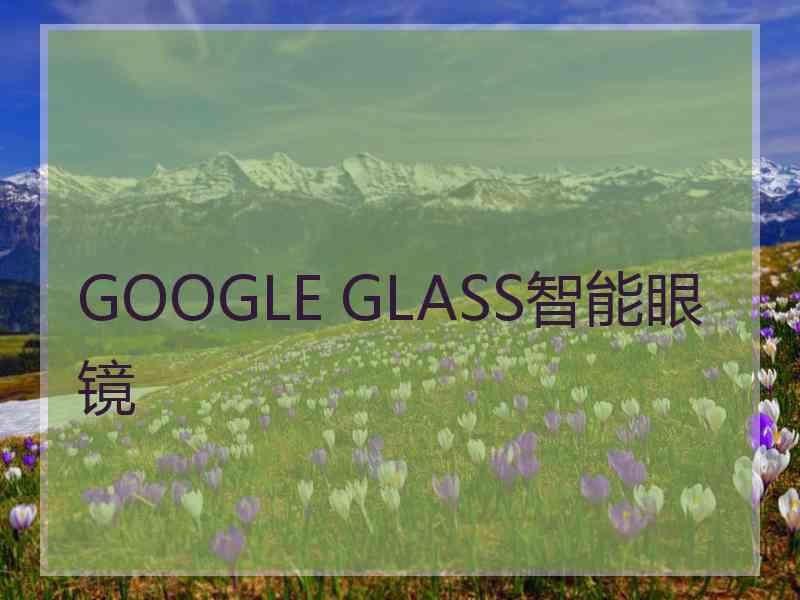 GOOGLE GLASS智能眼镜