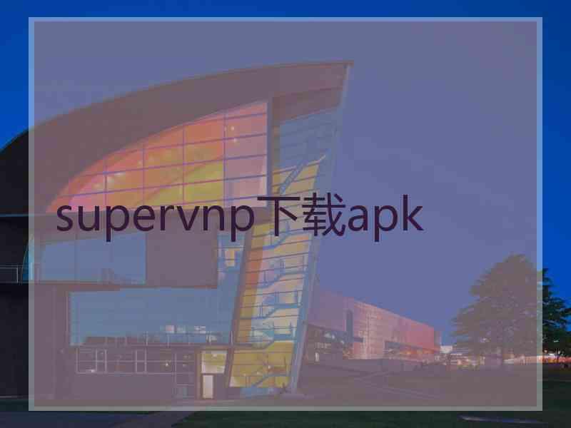 supervnp下载apk