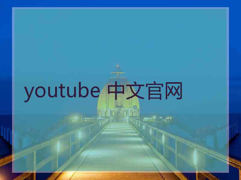 youtube 中文官网