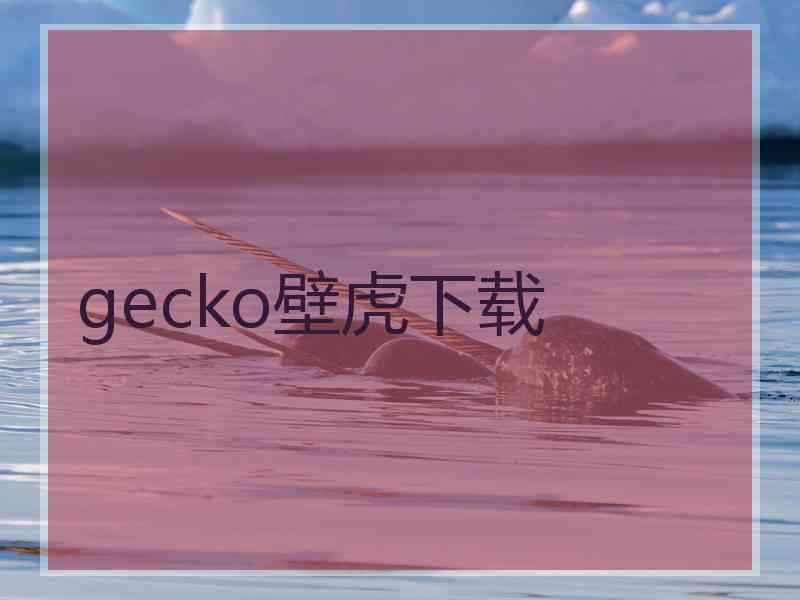 gecko壁虎下载