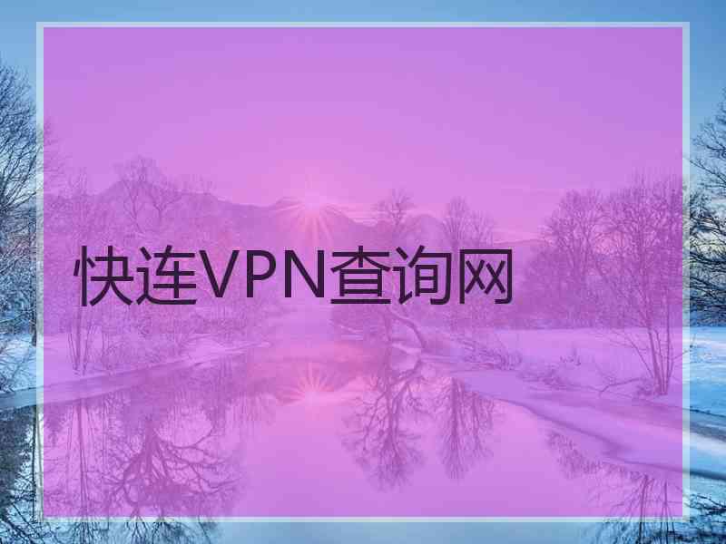 快连VPN查询网