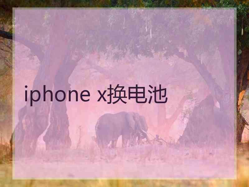 iphone x换电池