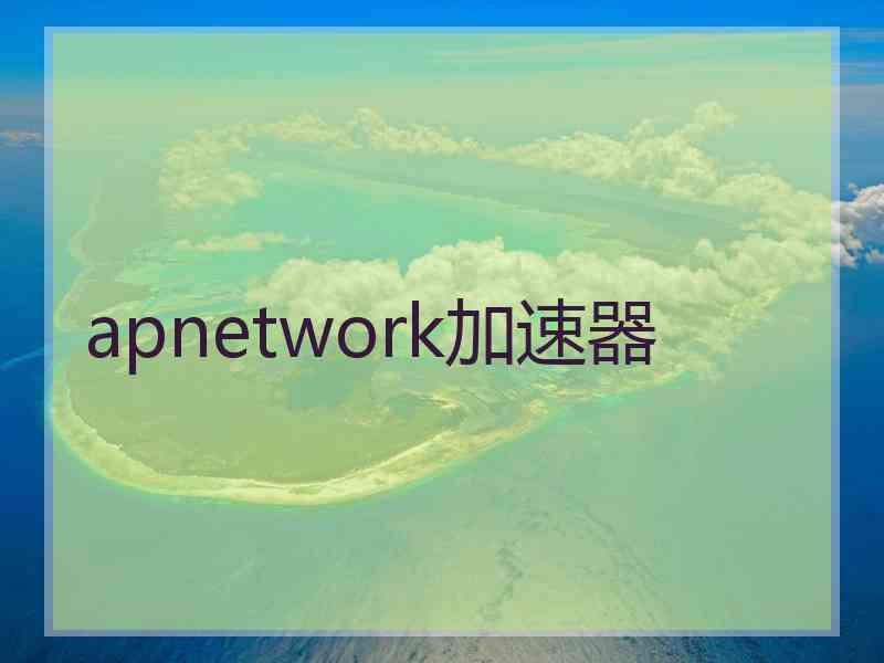 apnetwork加速器