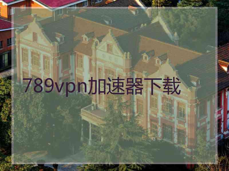 789vpn加速器下载