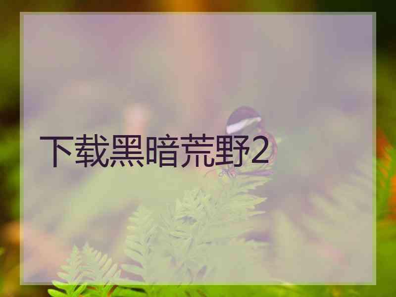 下载黑暗荒野2