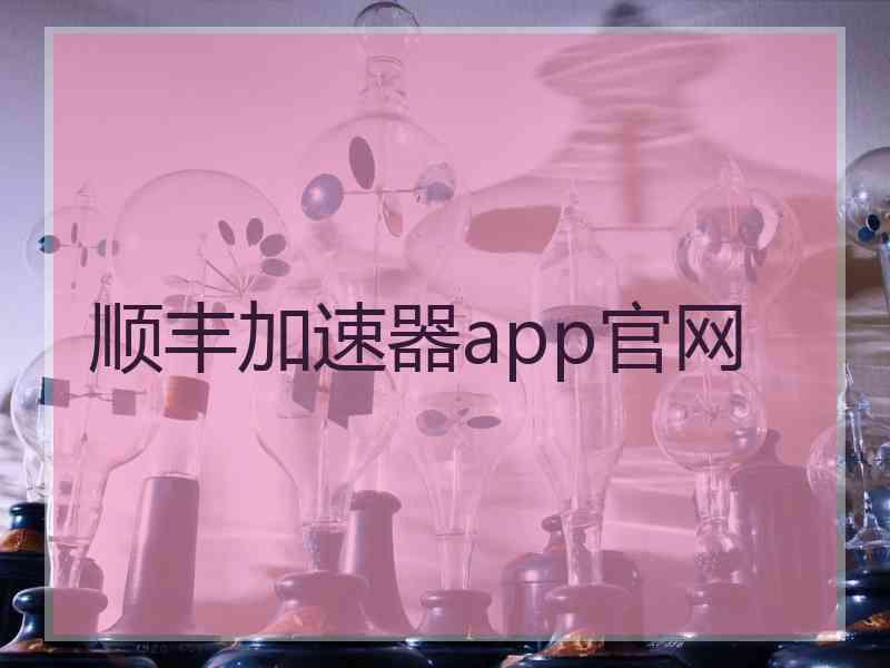 顺丰加速器app官网