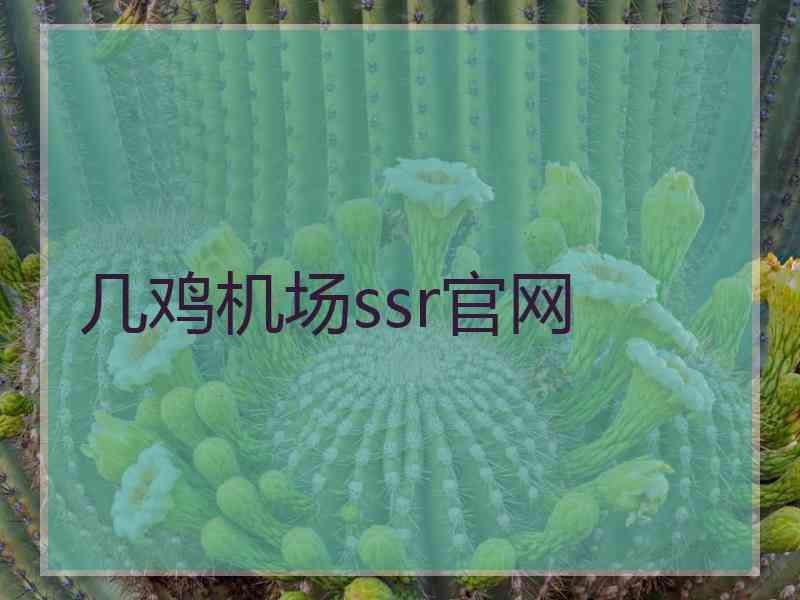 几鸡机场ssr官网