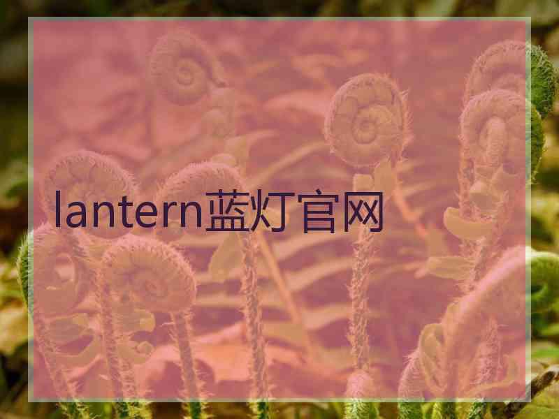 lantern蓝灯官网