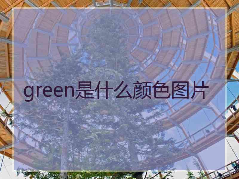 green是什么颜色图片