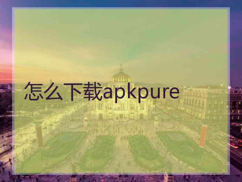 怎么下载apkpure