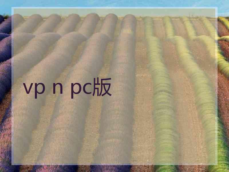 vp n pc版