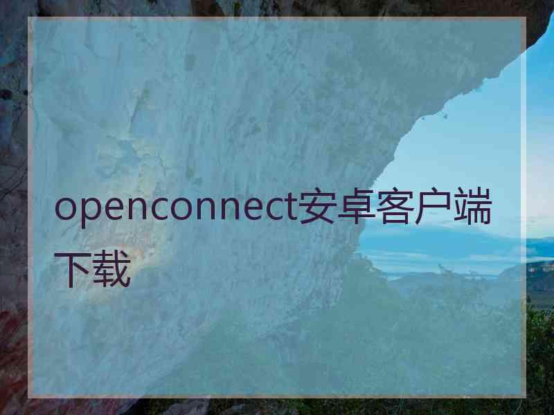 openconnect安卓客户端下载