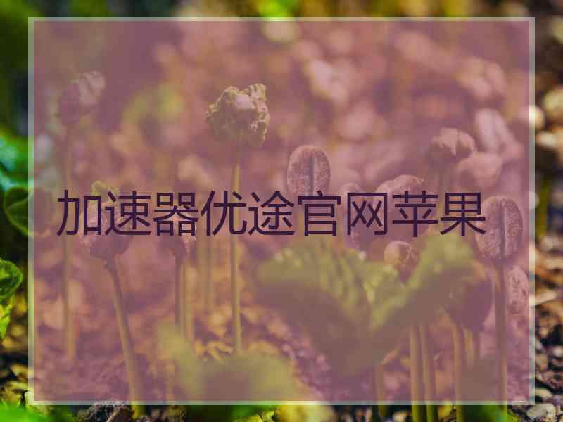 加速器优途官网苹果