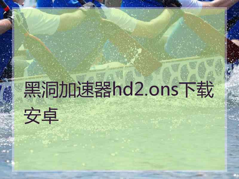 黑洞加速器hd2.ons下载安卓