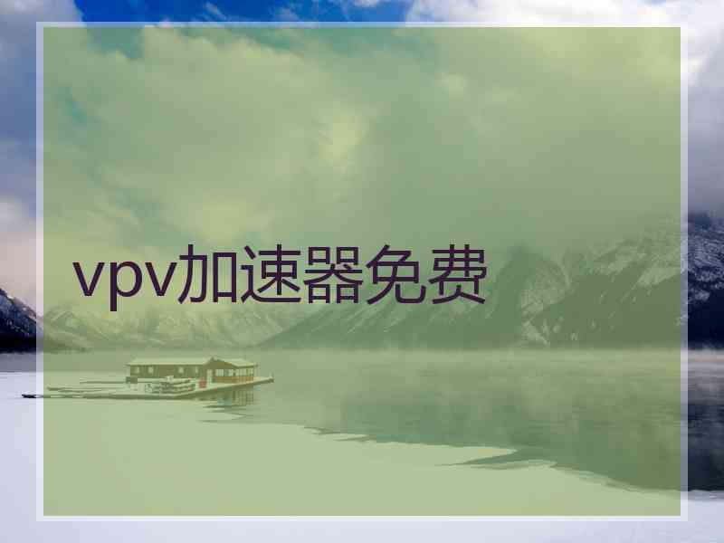 vpv加速器免费