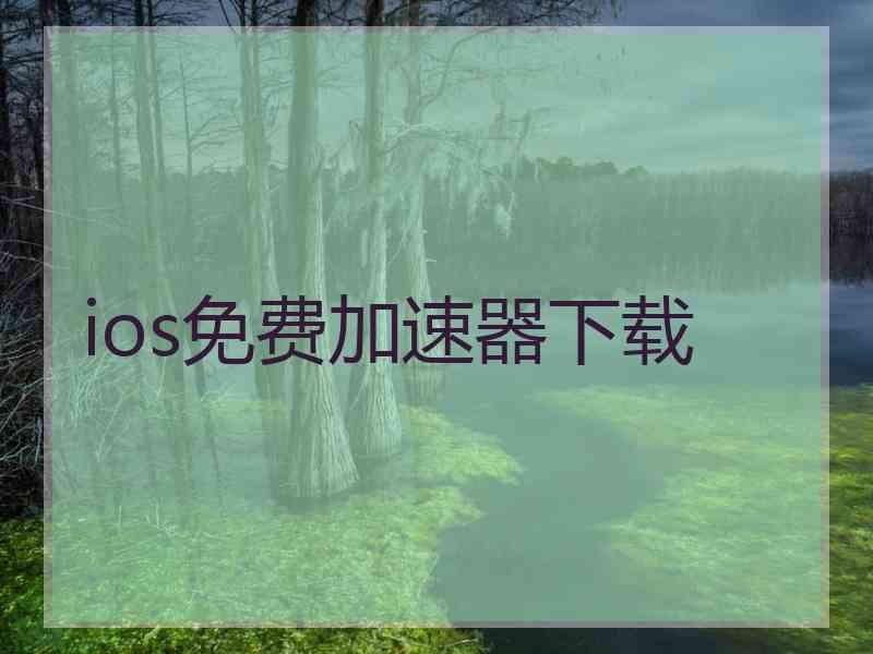 ios免费加速器下载