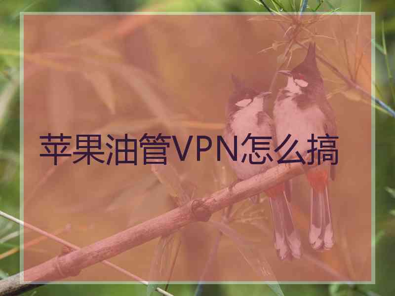 苹果油管VPN怎么搞