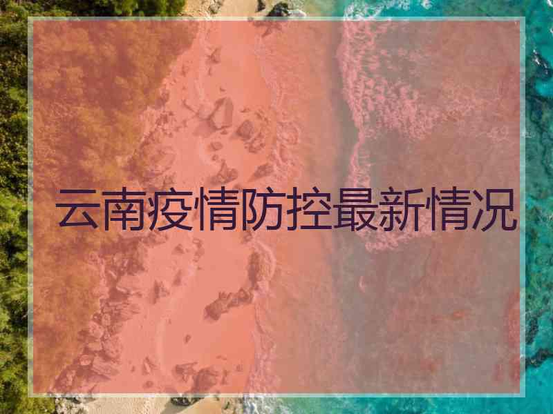 云南疫情防控最新情况